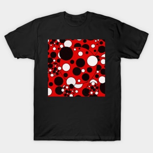 lady bug polka dot design pattern T-Shirt